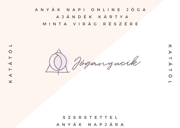 online jóga ajándékkártya