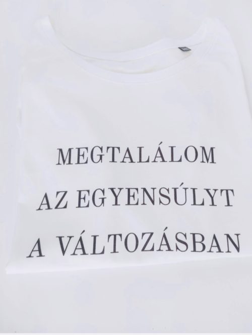 Joganyucik - Női pólóruha - Megtalálom az egyensúlyt