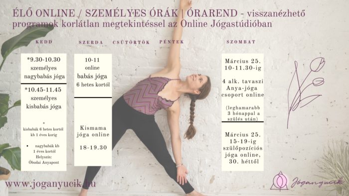 2023 márciusi órarend